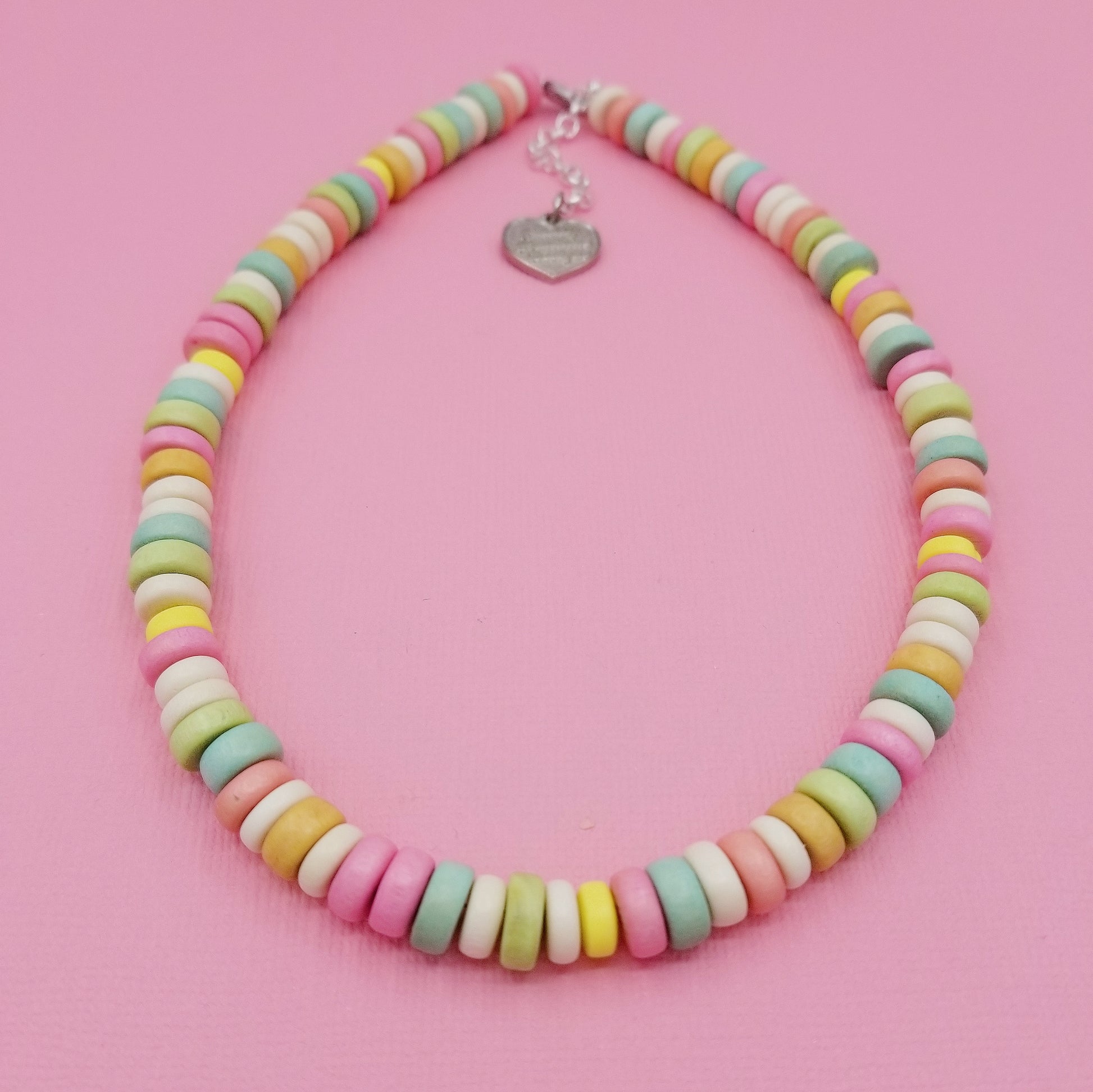 Classic Rainbow Faux Candy Choker Kidcore Custom Length Necklace Handmade Cute Charm Jewelry for Women Kawaii Birthday Gift for Best Friend
