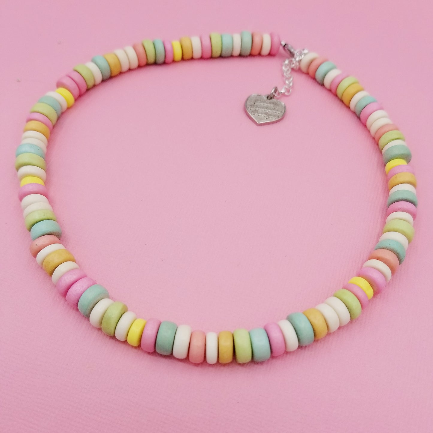 Classic Rainbow Faux Candy Choker Kidcore Custom Length Necklace Handmade Cute Charm Jewelry for Women Kawaii Birthday Gift for Best Friend