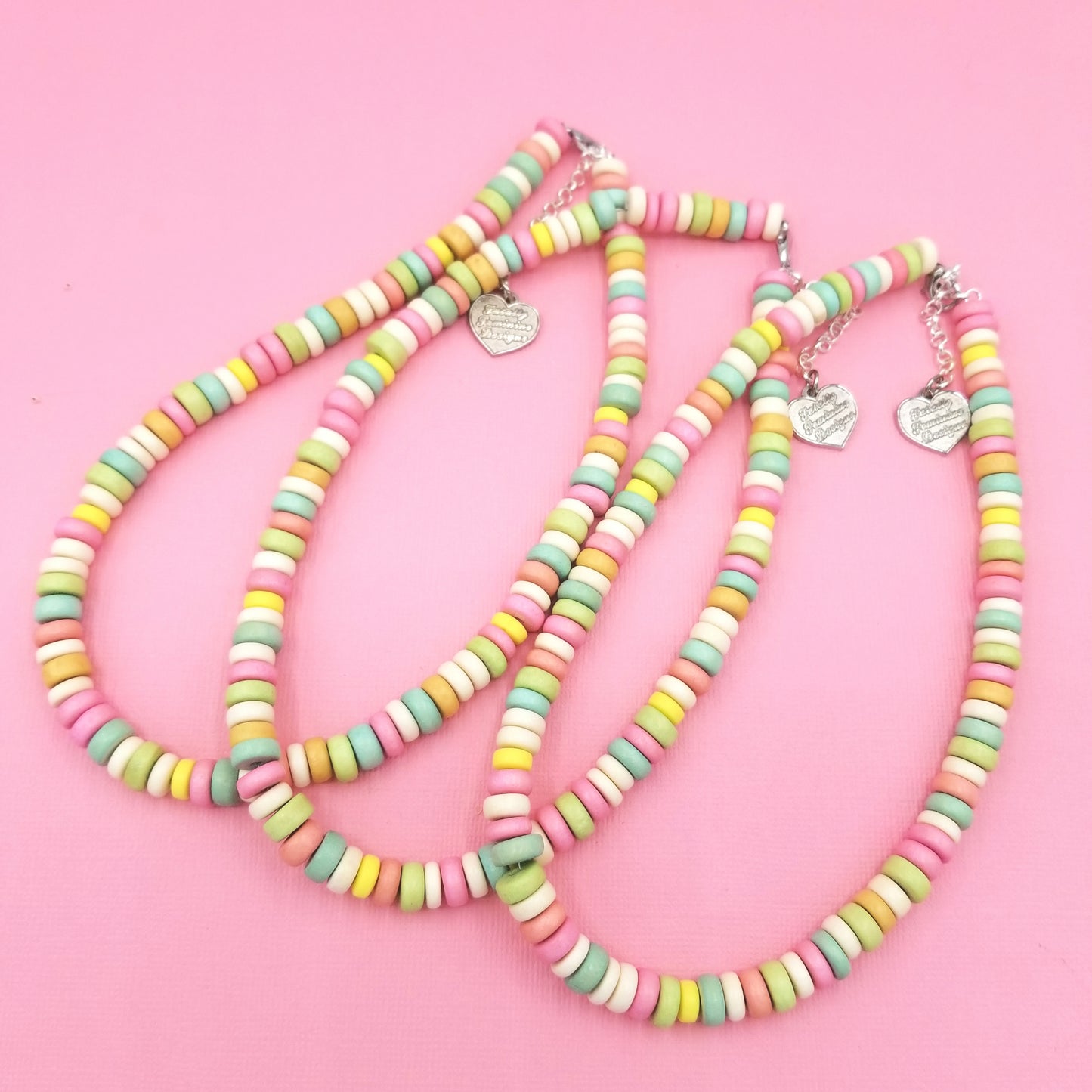Rainbow Beaded Necklaces - Wholesale Sample
