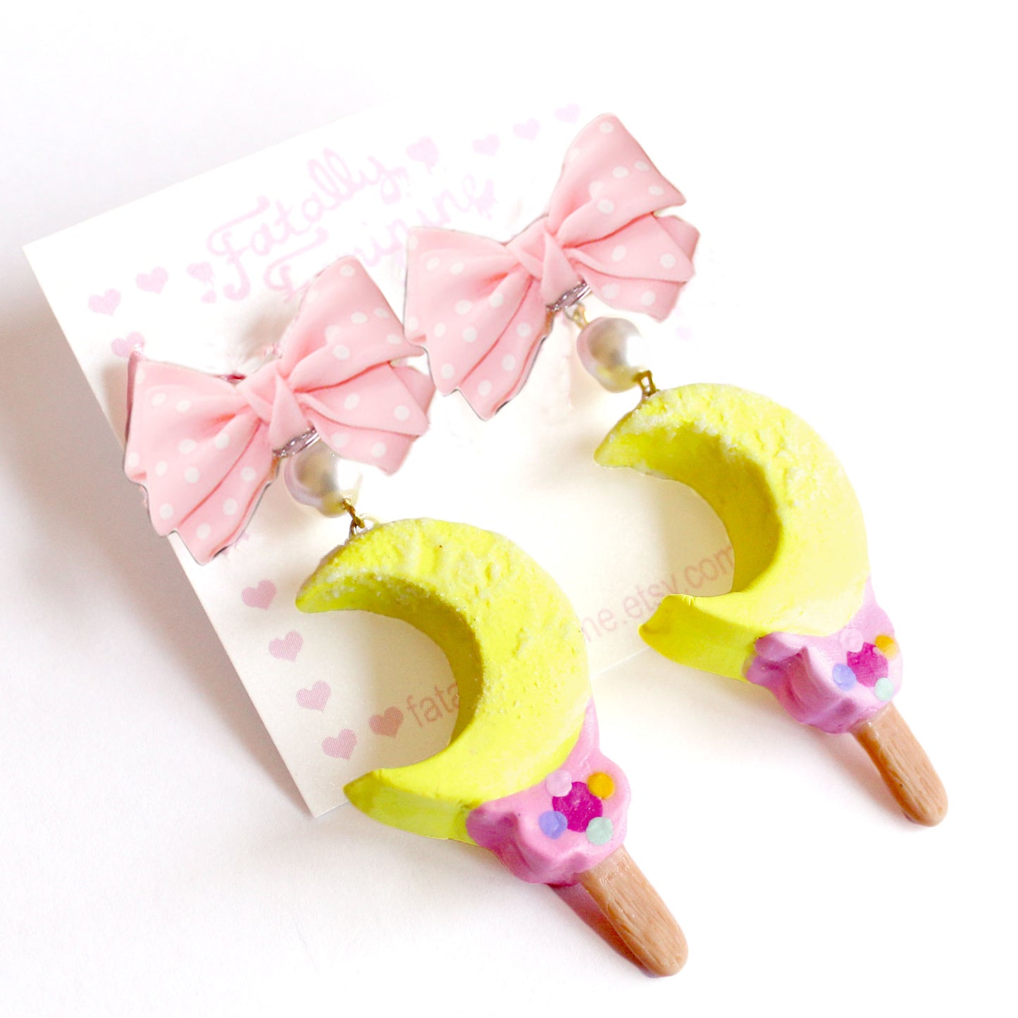 Moon Wand Ice Cream Bar Earrings
