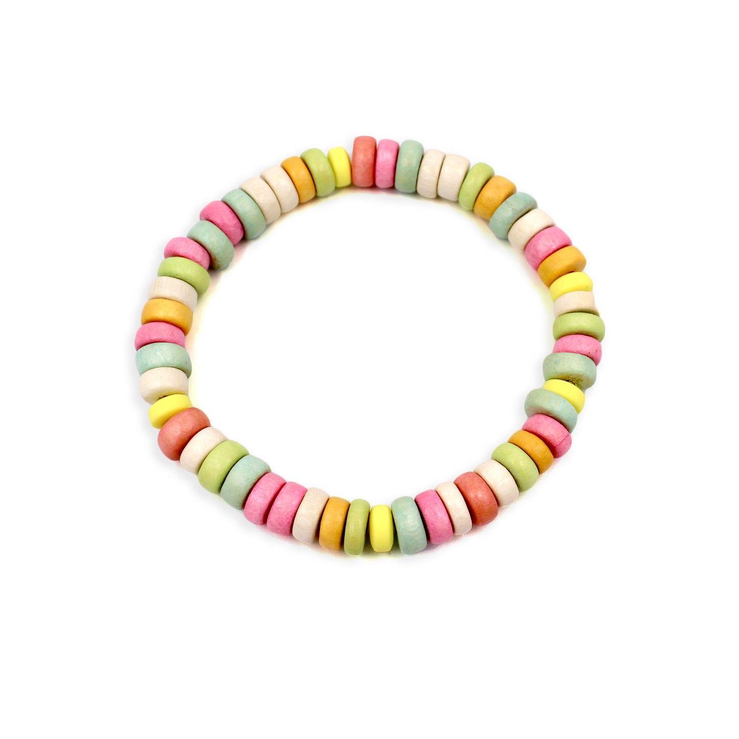 Classic Faux Candy Rainbow Friendship Bracelet Kawaii Birthday Gift for Best Friend Handmade Cute Charm Jewelry for Women Custom Length
