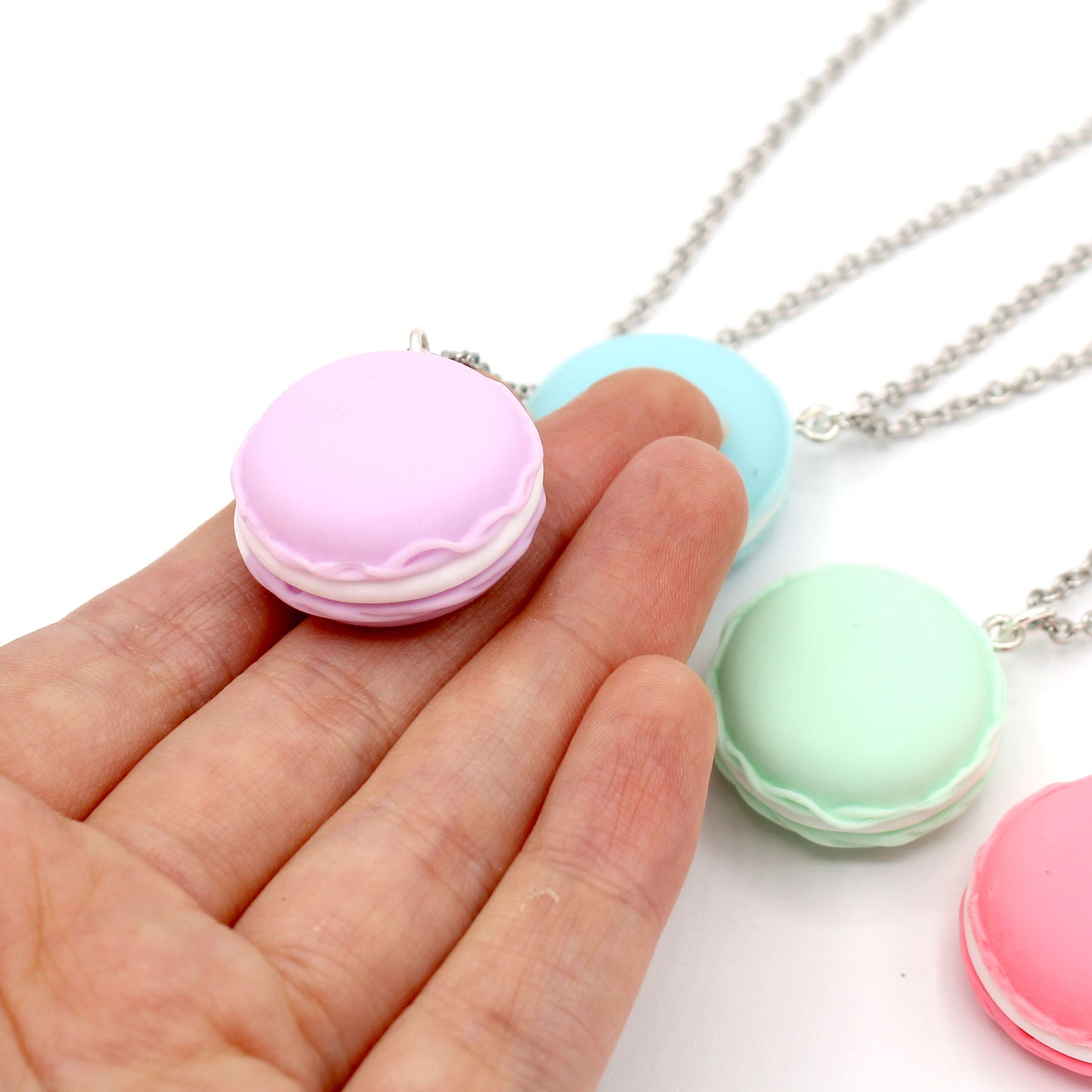 French Macaron Necklace - Fatally Feminine Designs