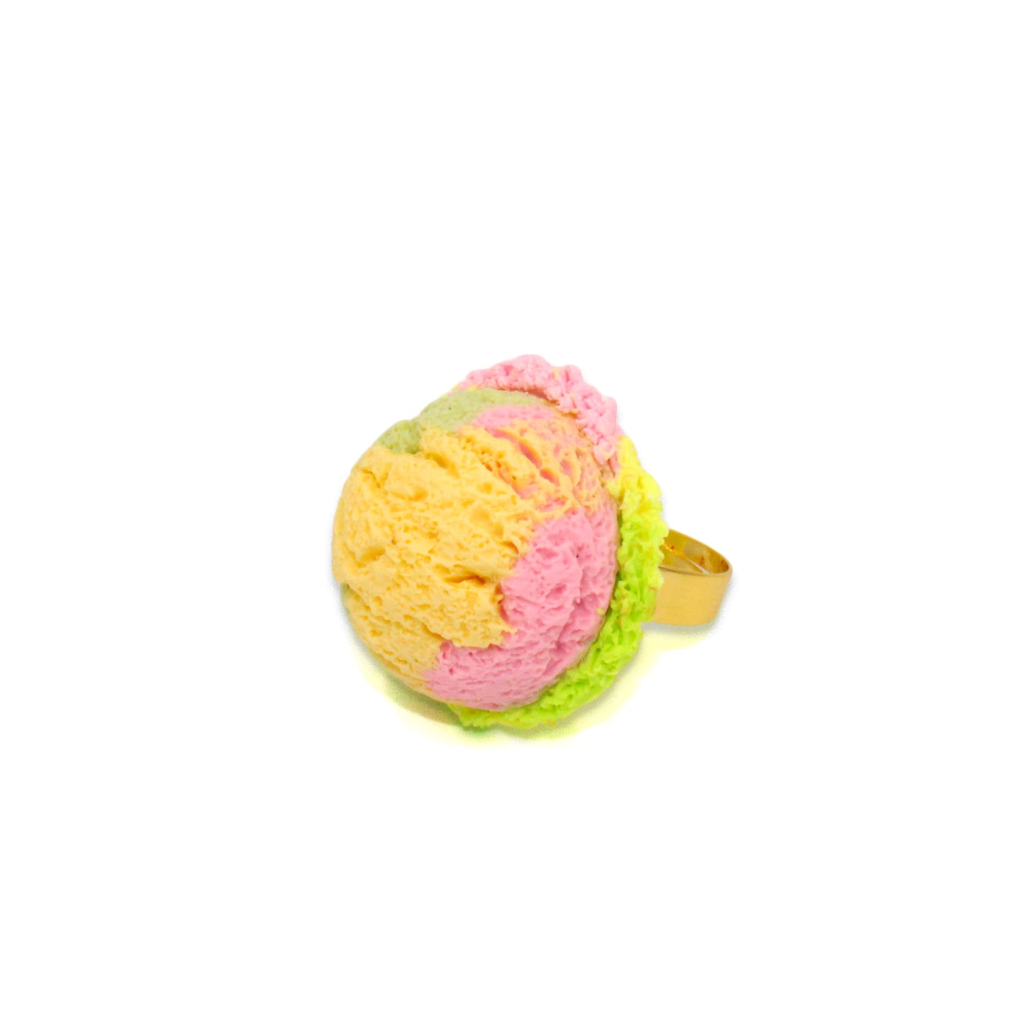 kawaii pastel ice cream ring handmade gift