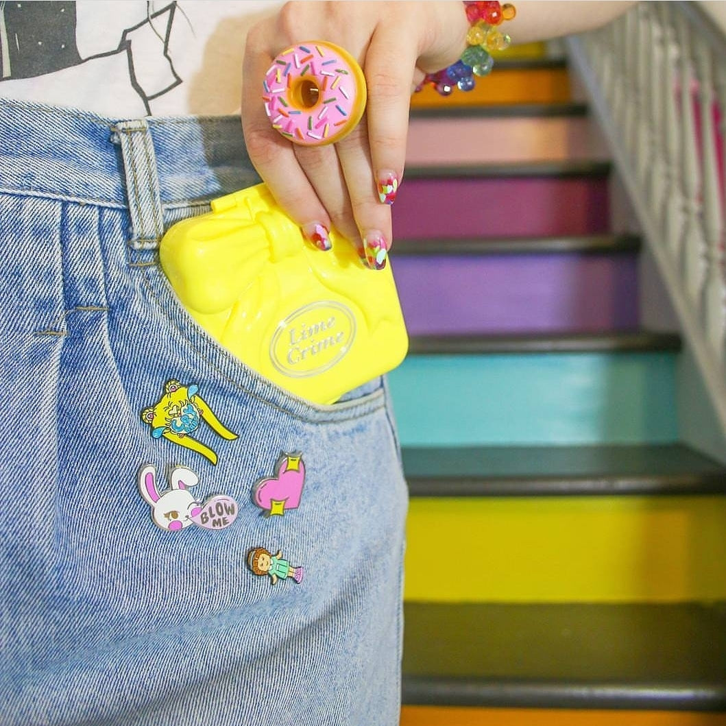 Large Two-finger Donut Ring, Pink or Chocolate