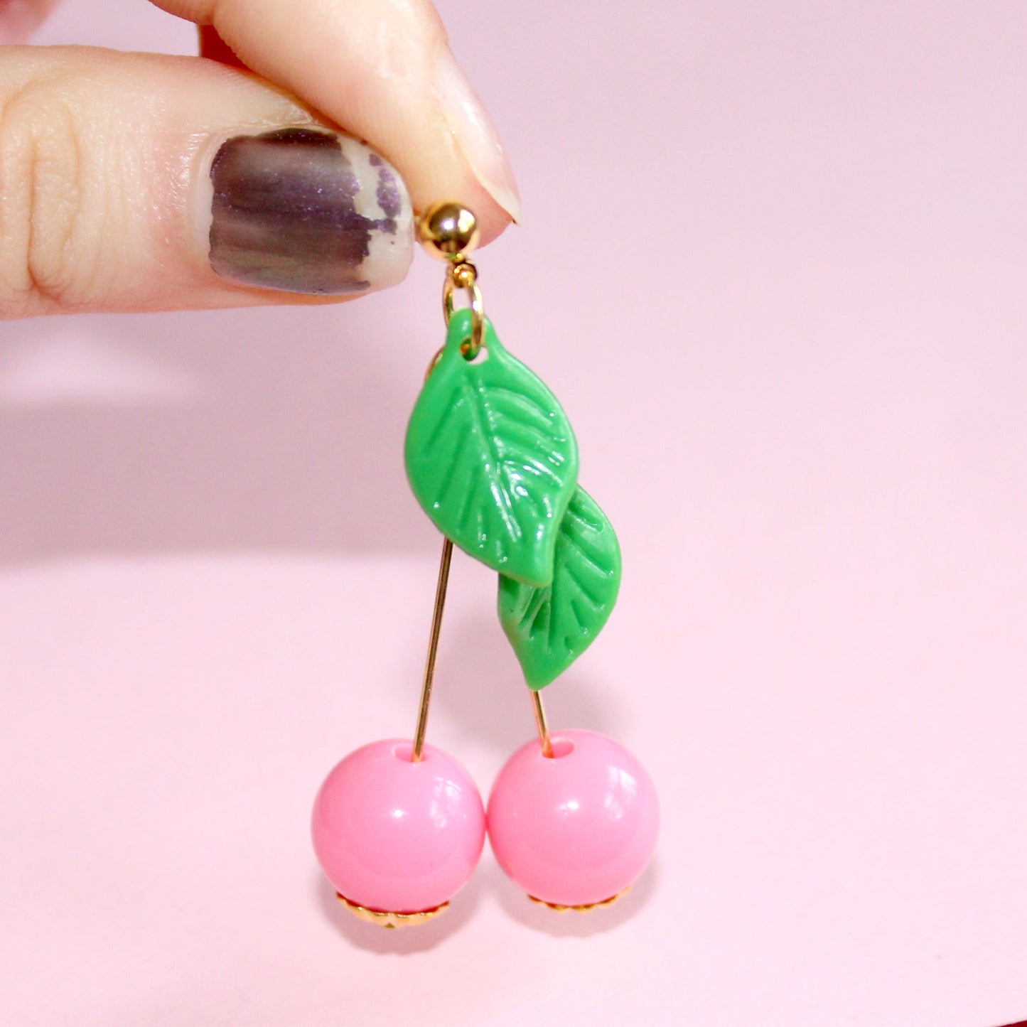 Dainty Cherry Earrings