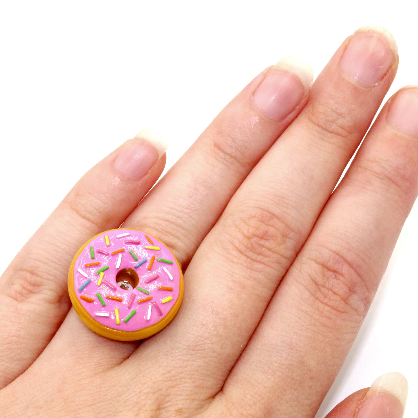 Pink Donut Ring