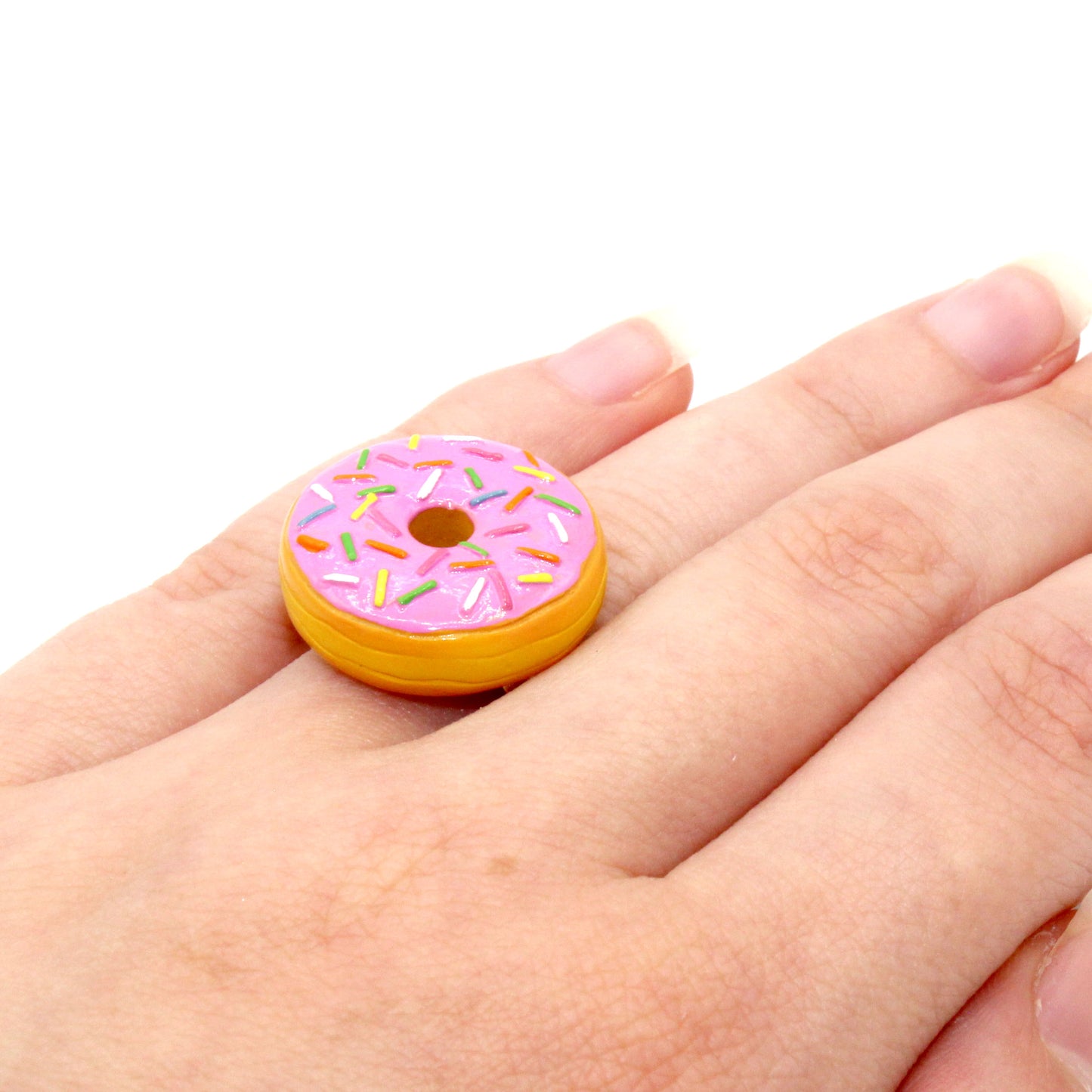 Pink Donut Ring