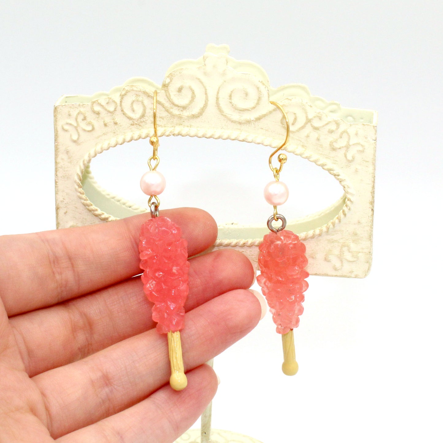 Peach Rock Candy Earrings - Special Edition
