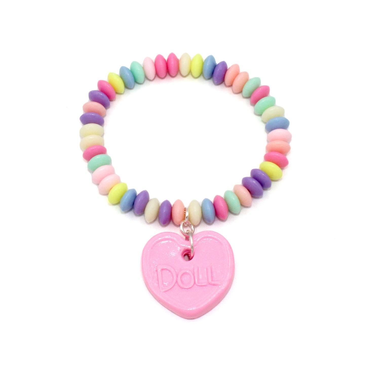 Pastel Faux Candy Bracelet - Custom Name or Word Available