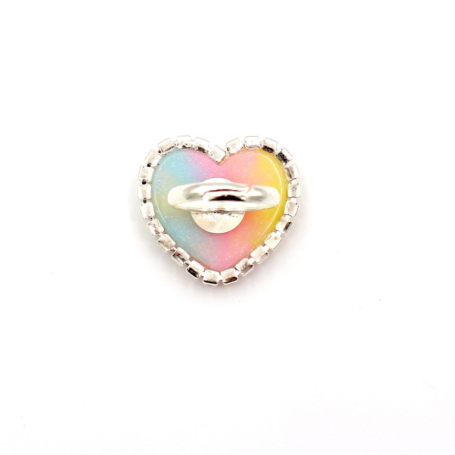 Trinket Ring - Pastel Rainbow - Adjustable