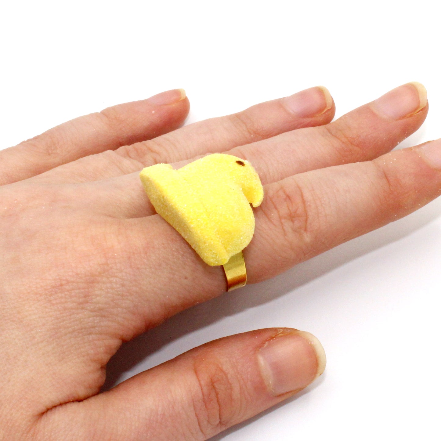 Marshmallow Chick Ring - More colors - Fatally Feminine Designs