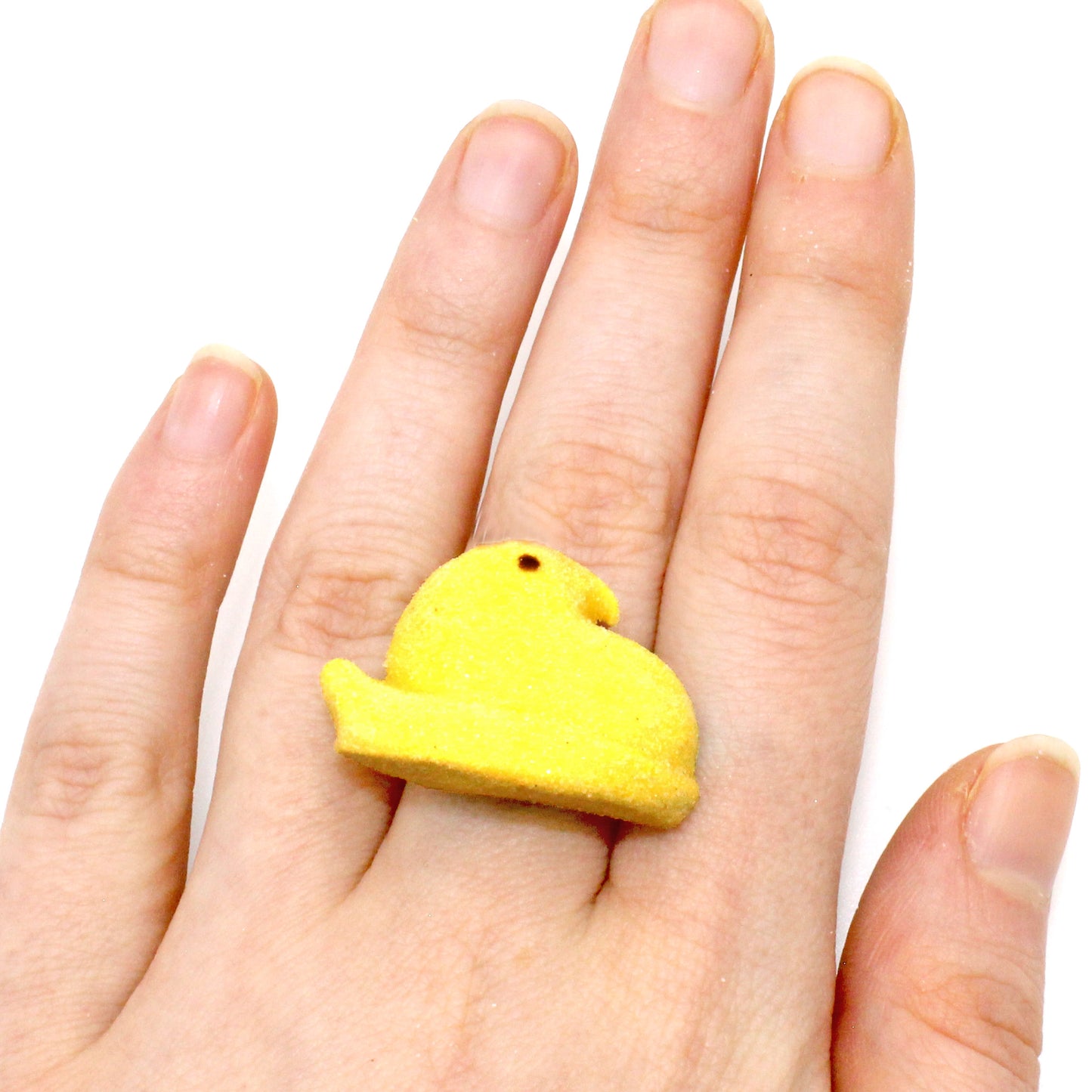 Marshmallow Chick Ring - More colors - Fatally Feminine Designs