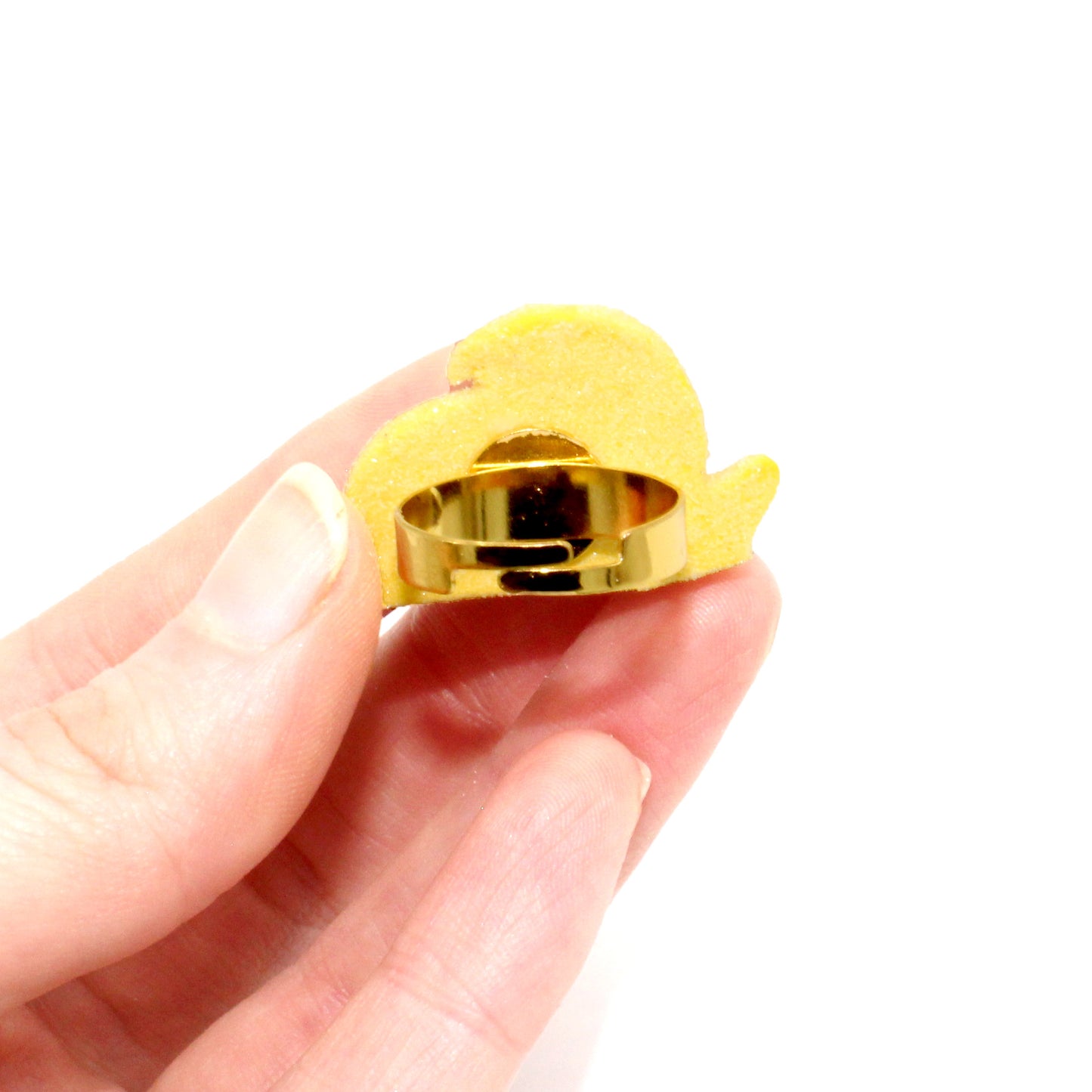 Marshmallow Chick Ring - More colors - Fatally Feminine Designs