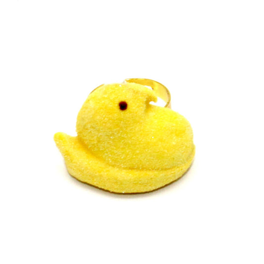 Marshmallow Chick Ring - More colors - Fatally Feminine Designs