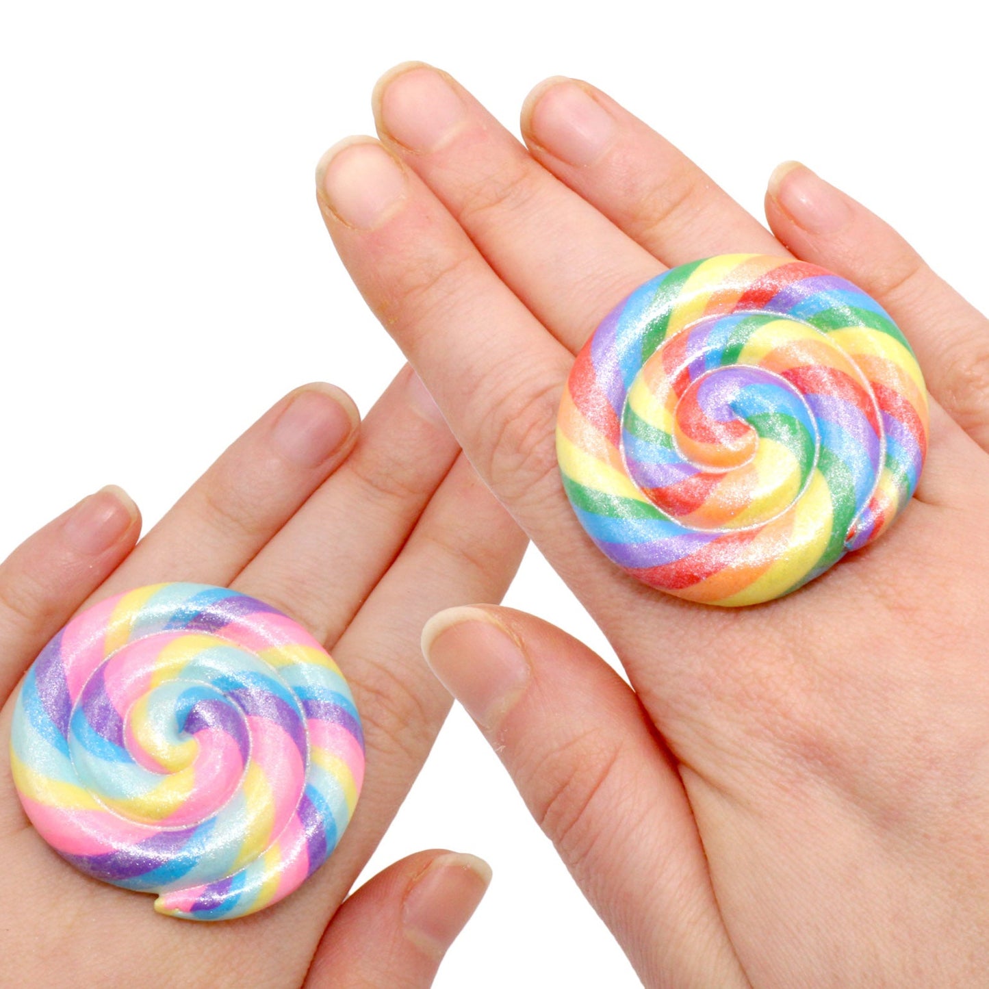 Jumbo Rainbow Lollipop Ring