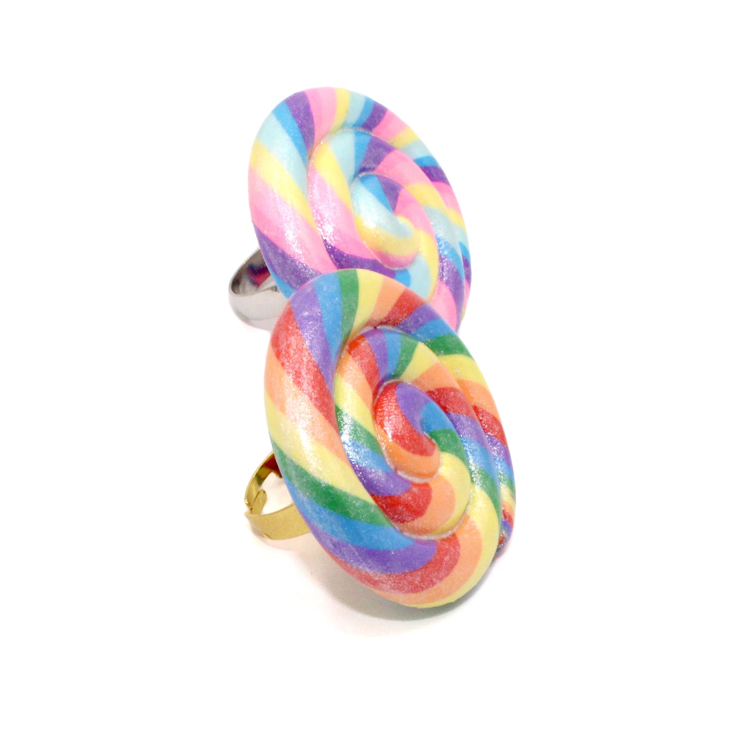 Jumbo Rainbow Lollipop Ring