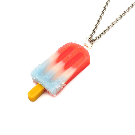Bomb Pop Inspired Necklace, Hypoallergenic Steel - Fatally Feminine Designs