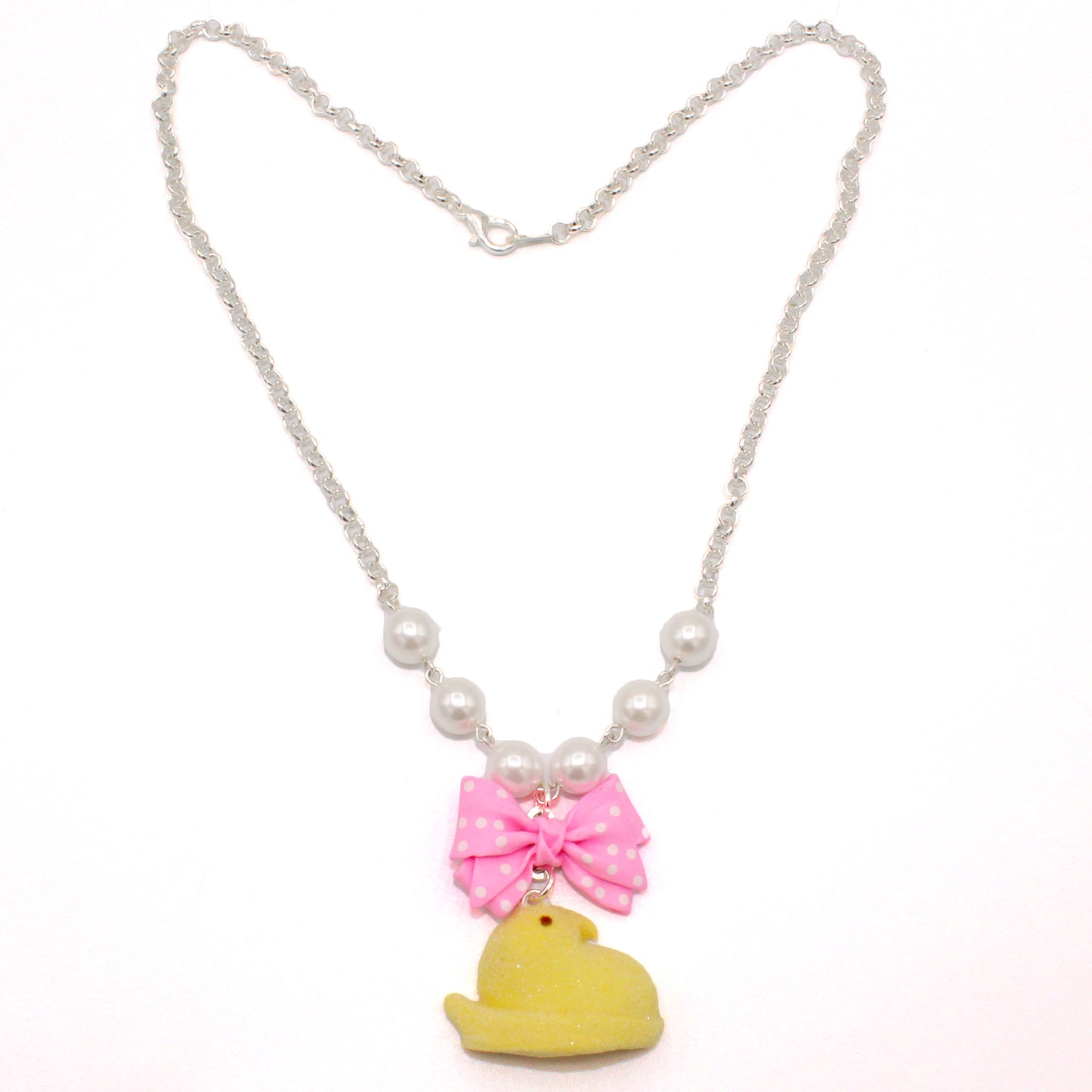 Marshmallow Chick Necklace - More colors - Fatally Feminine Designs
