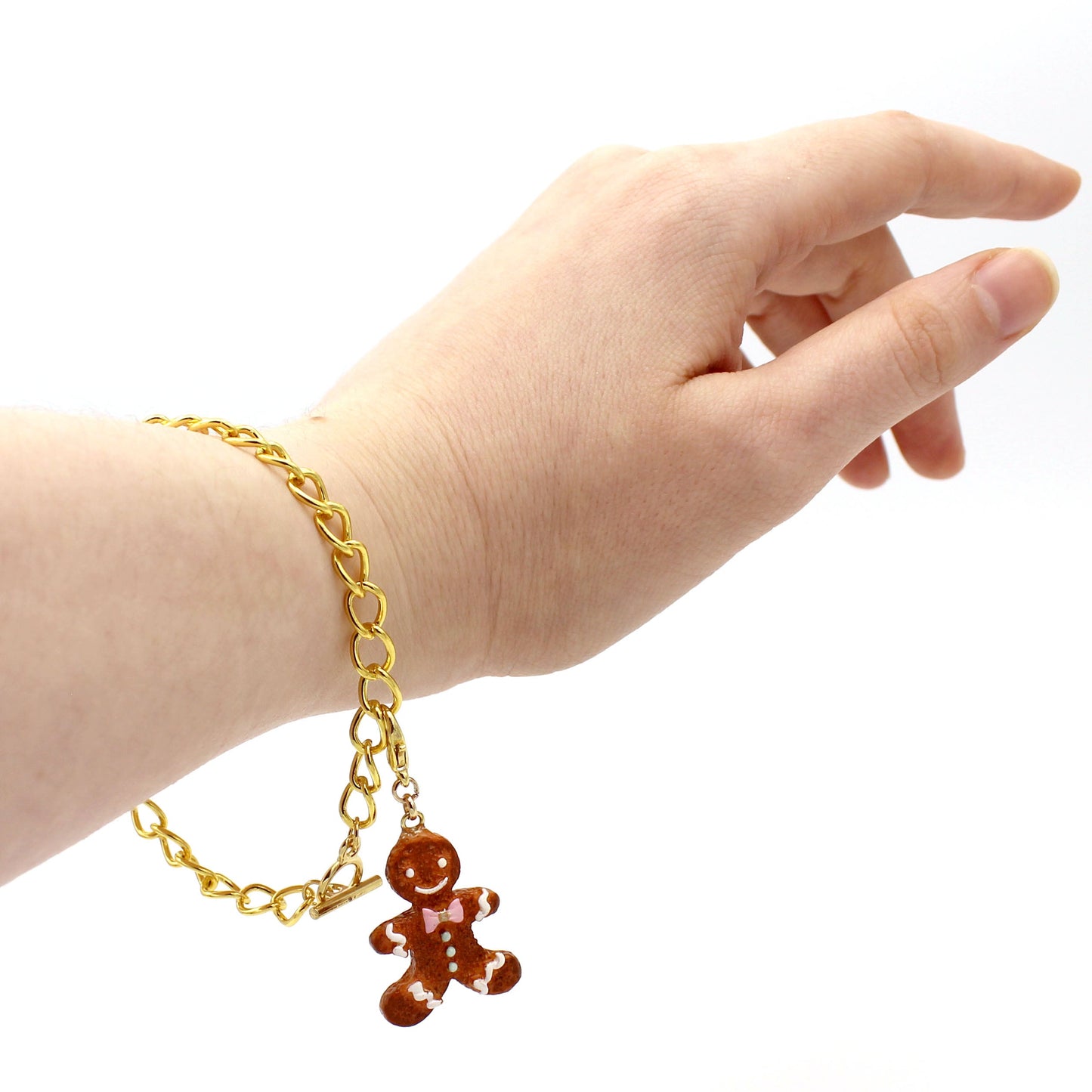 Gingerbread Man Cookie Bracelet - Limited Edition Holiday Collection