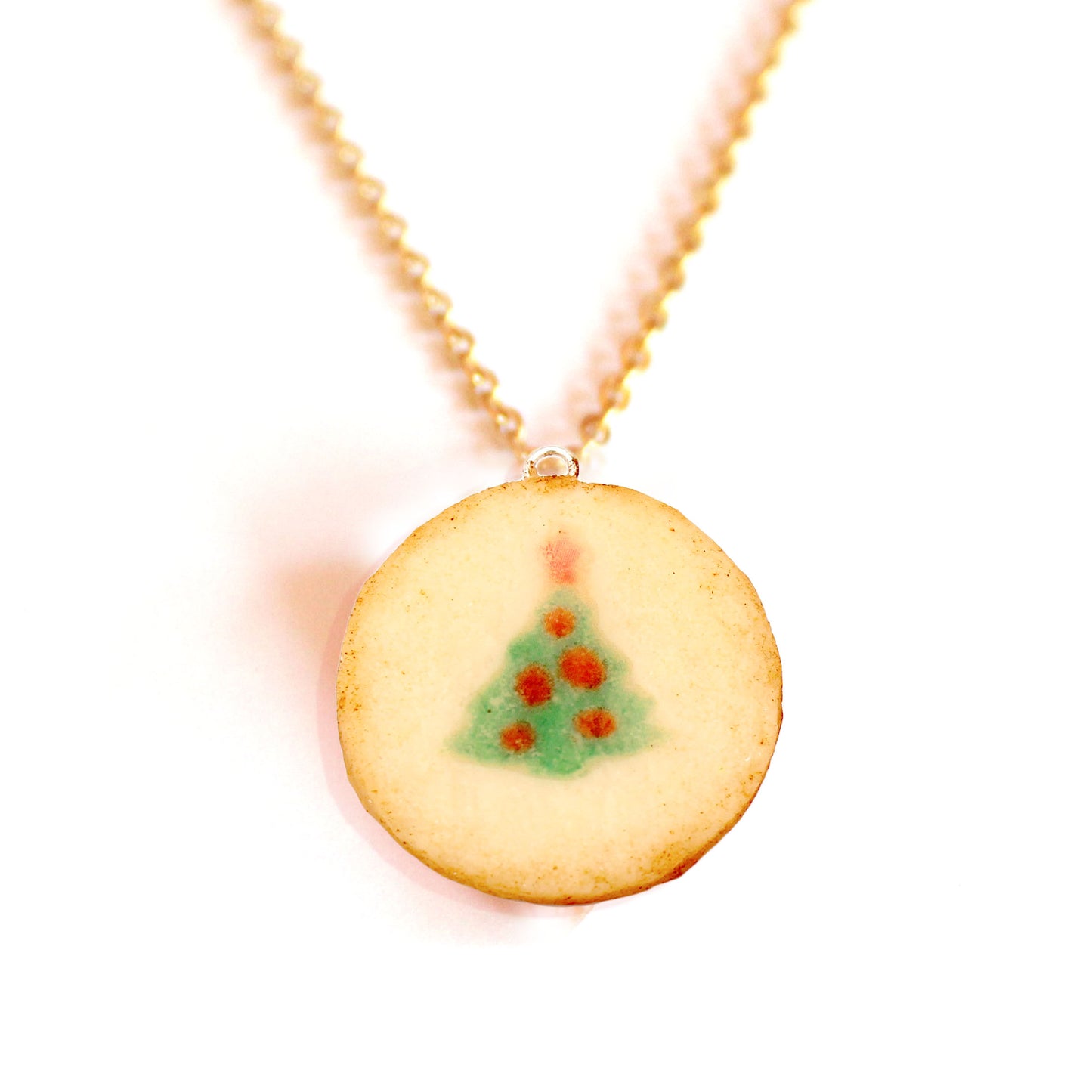 Christmas Tree Sugar Cookie Necklace - Limited Edition Holiday Collection