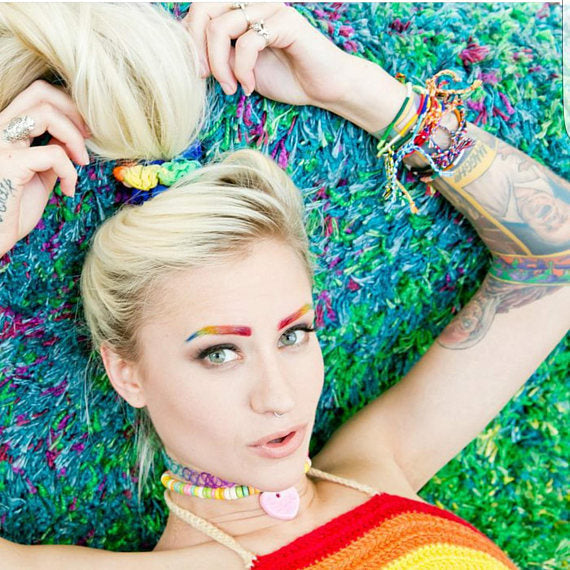 Custom Initial Faux Candy Necklace & Bracelet SET - Fatally Feminine Designs
