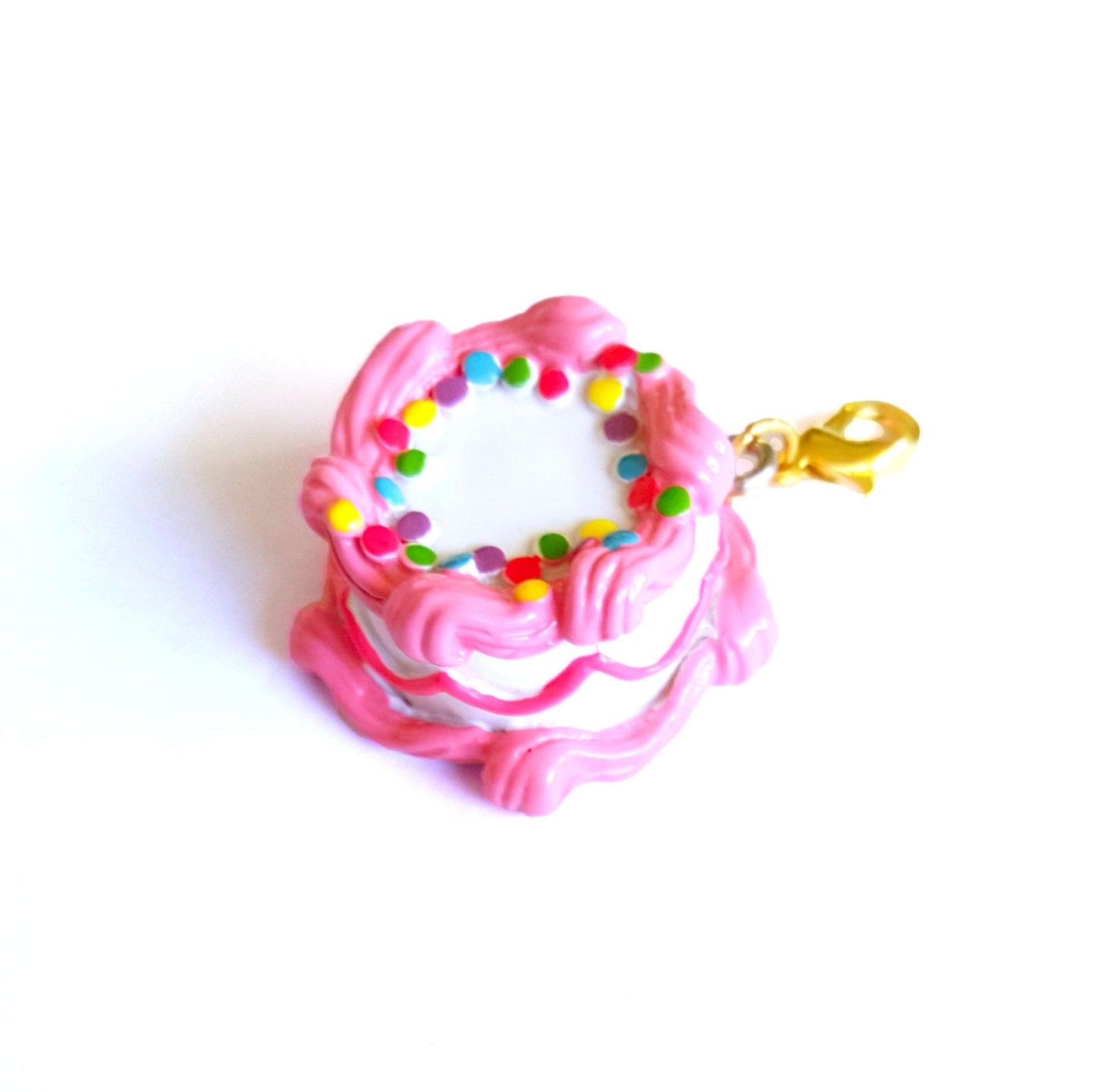 Pink Birthday Cake Pendant