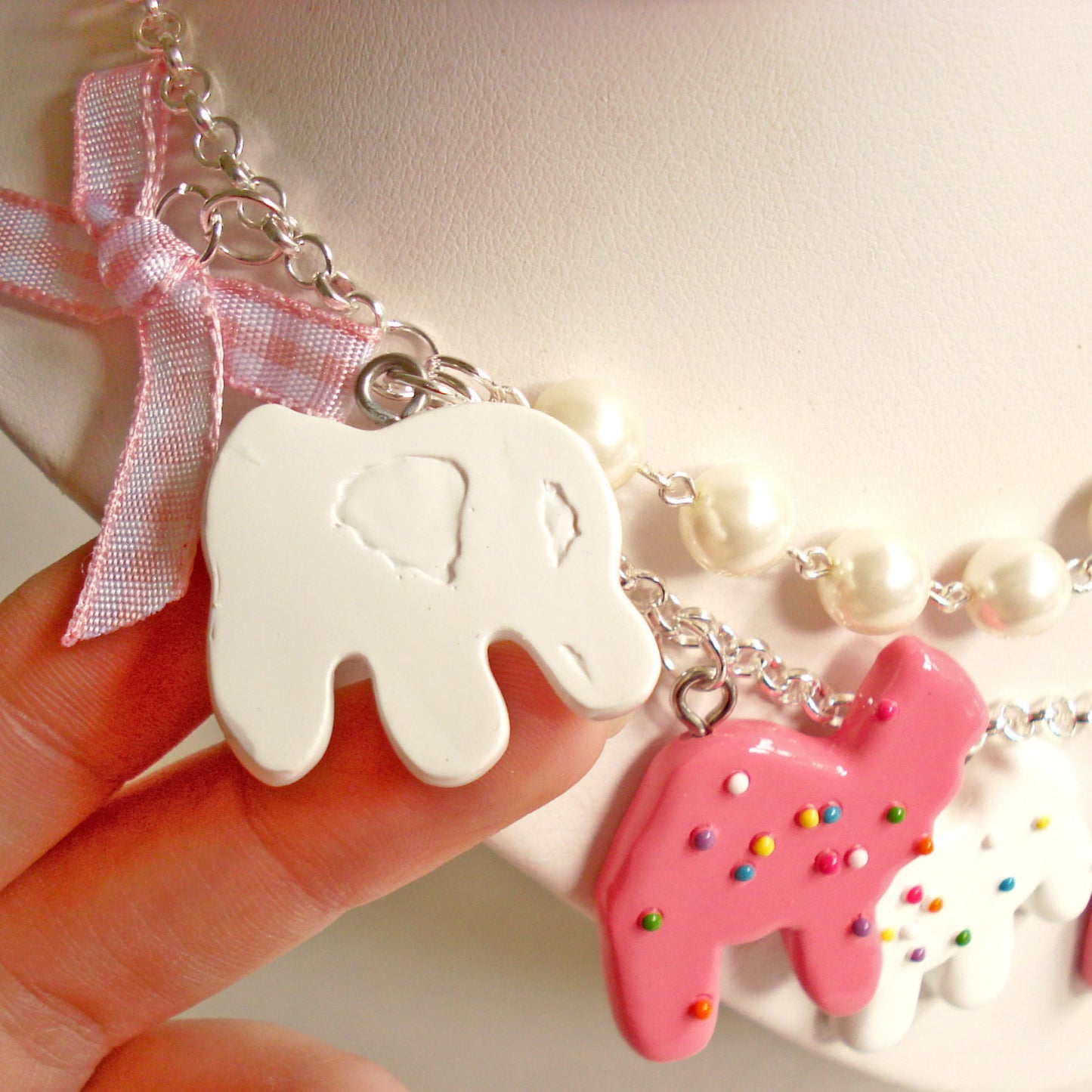 Circus Animal Cookies Necklace Statement Necklace