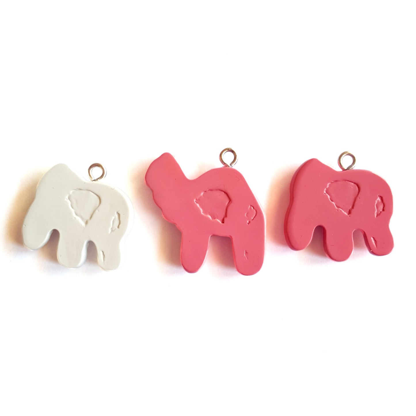 Frosted Circus Animal Cookie Bow & Pearl Necklace