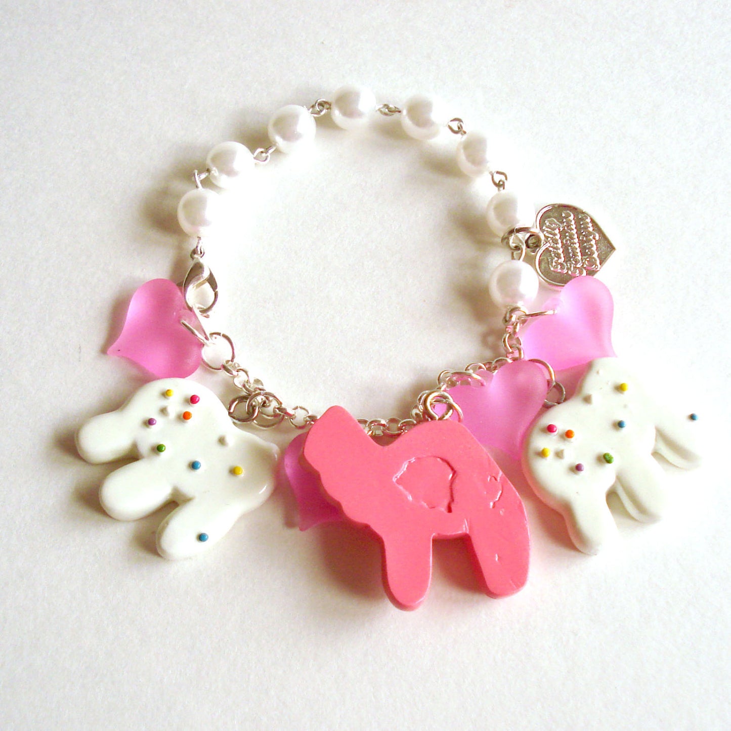 Frosted Animal Cookie Charm Bracelet