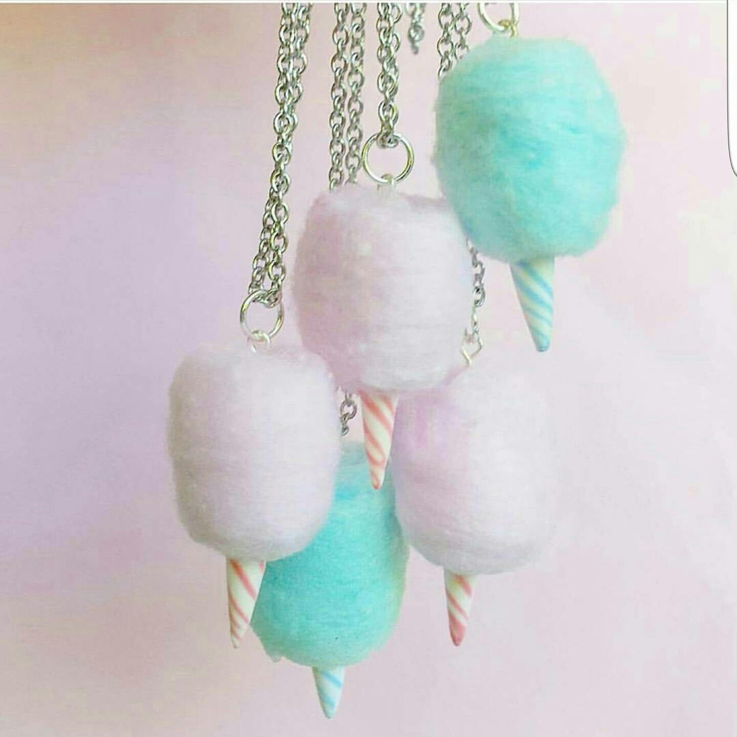 Carnival Cotton Candy Necklace