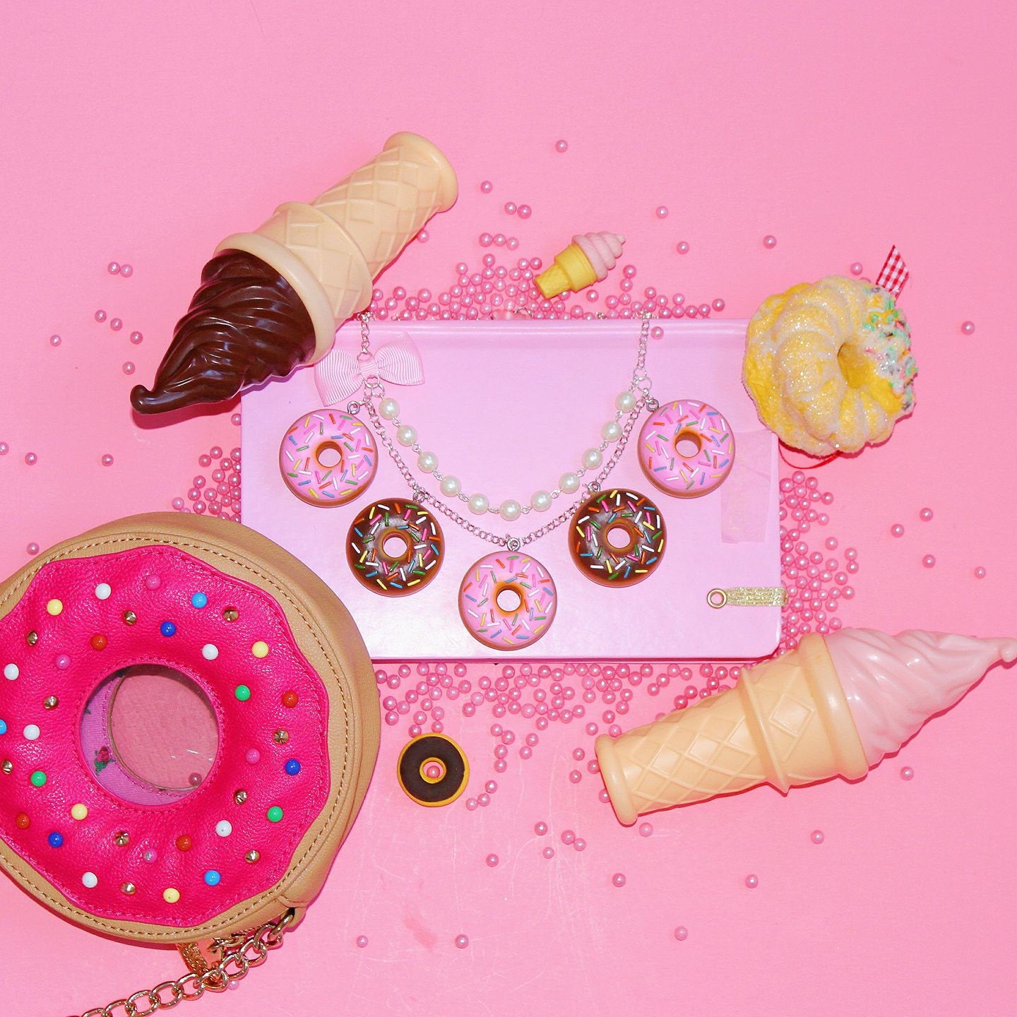 Donut Statement Necklace