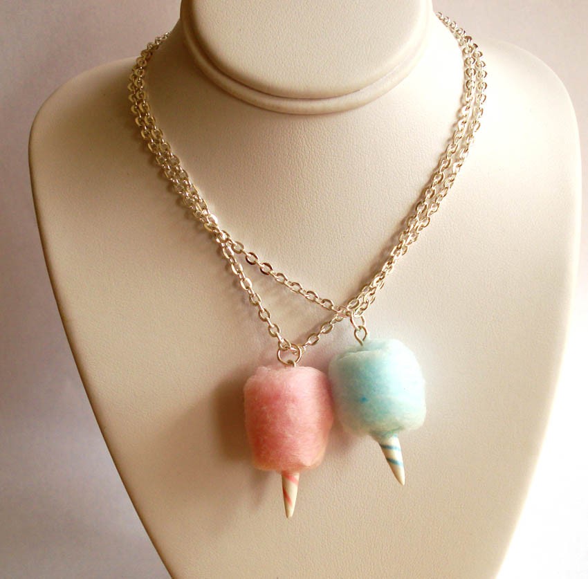 Carnival Cotton Candy Necklace