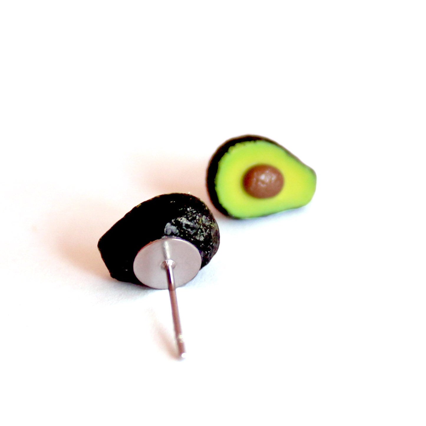 Tiny Avocado Stud Earrings - Fatally Feminine Designs