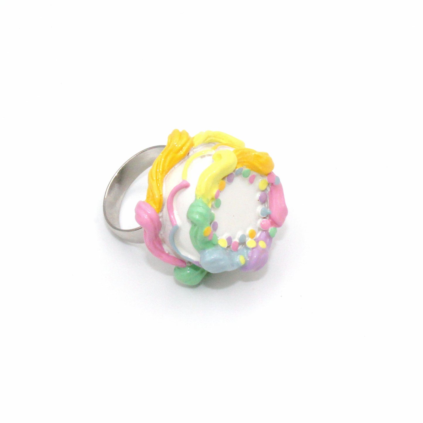 Pastel Rainbow Birthday Cake Ring