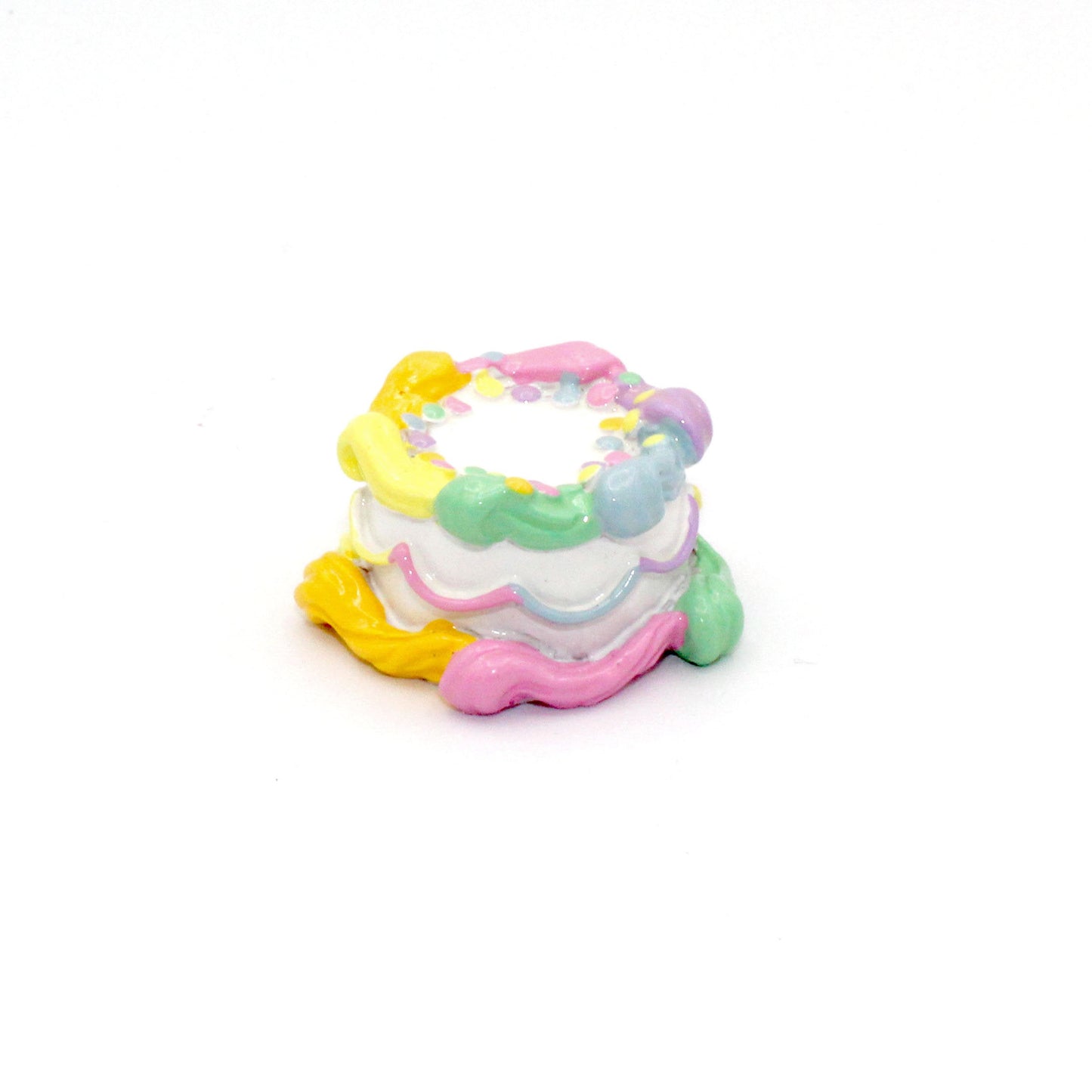 Pastel Rainbow Birthday Cake Charm