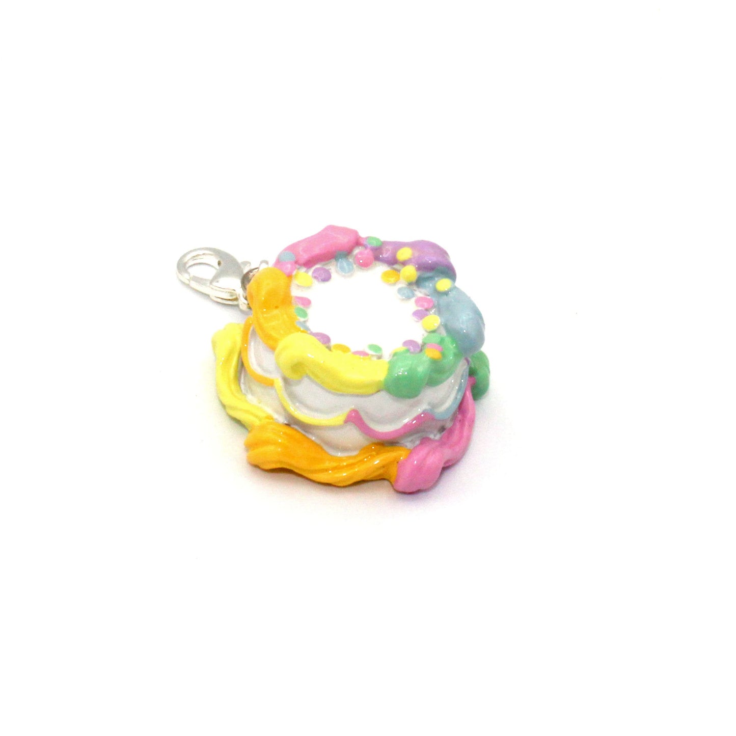 Pastel Rainbow Birthday Cake Charm