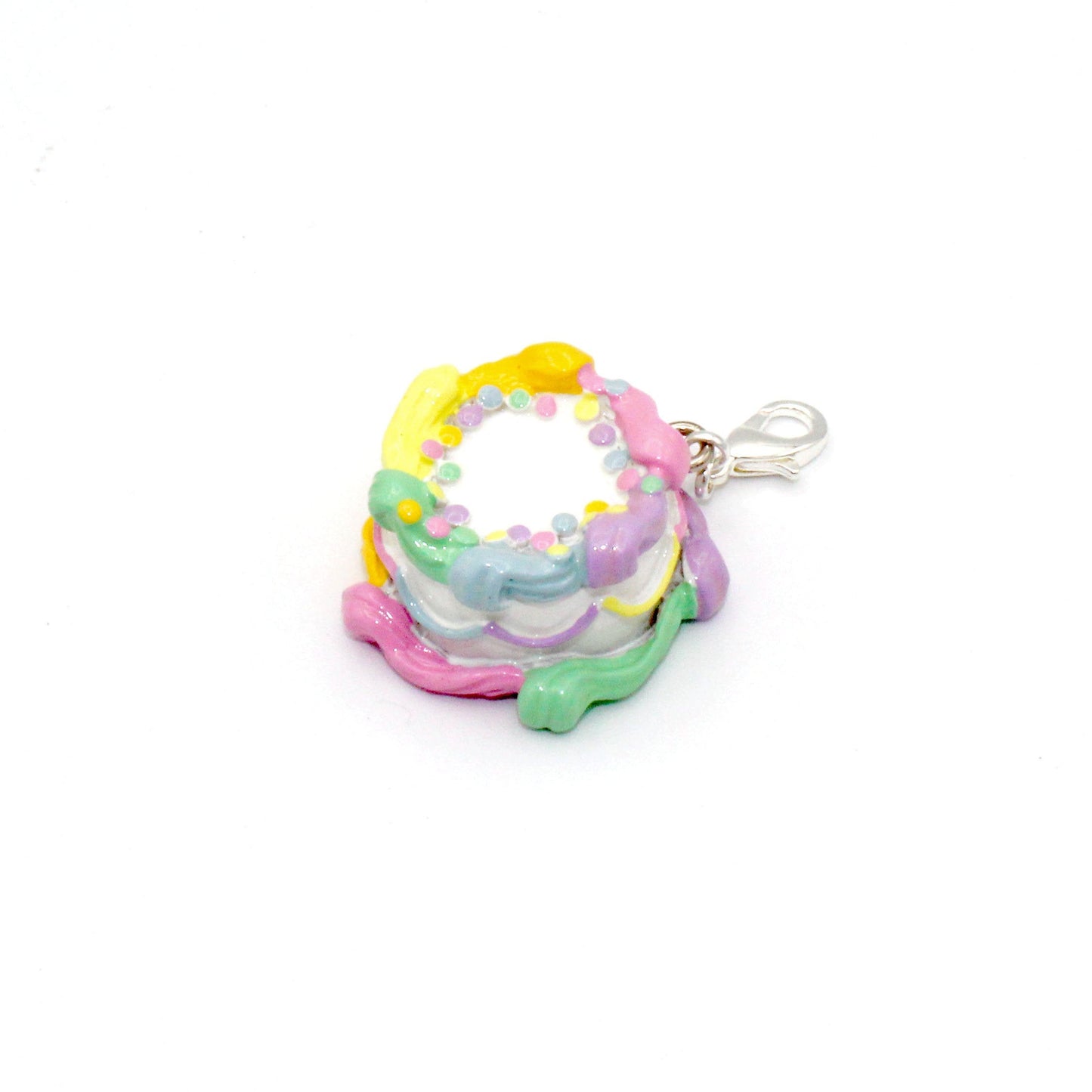 Pastel Rainbow Birthday Cake Charm