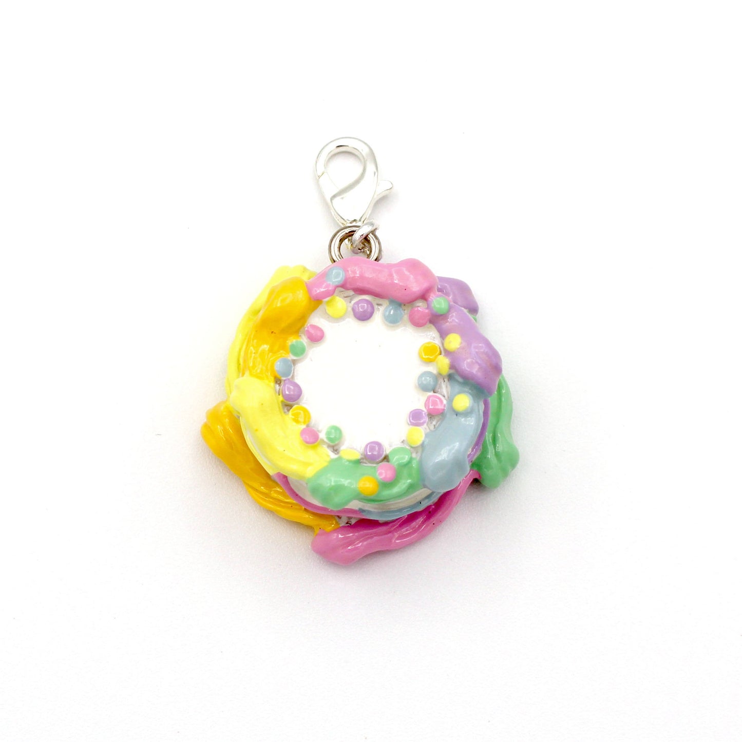 Pastel Rainbow Birthday Cake Charm