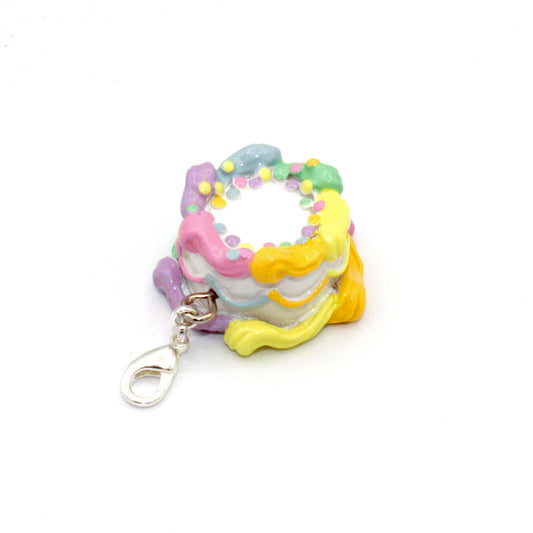 Pastel Rainbow Birthday Cake Charm