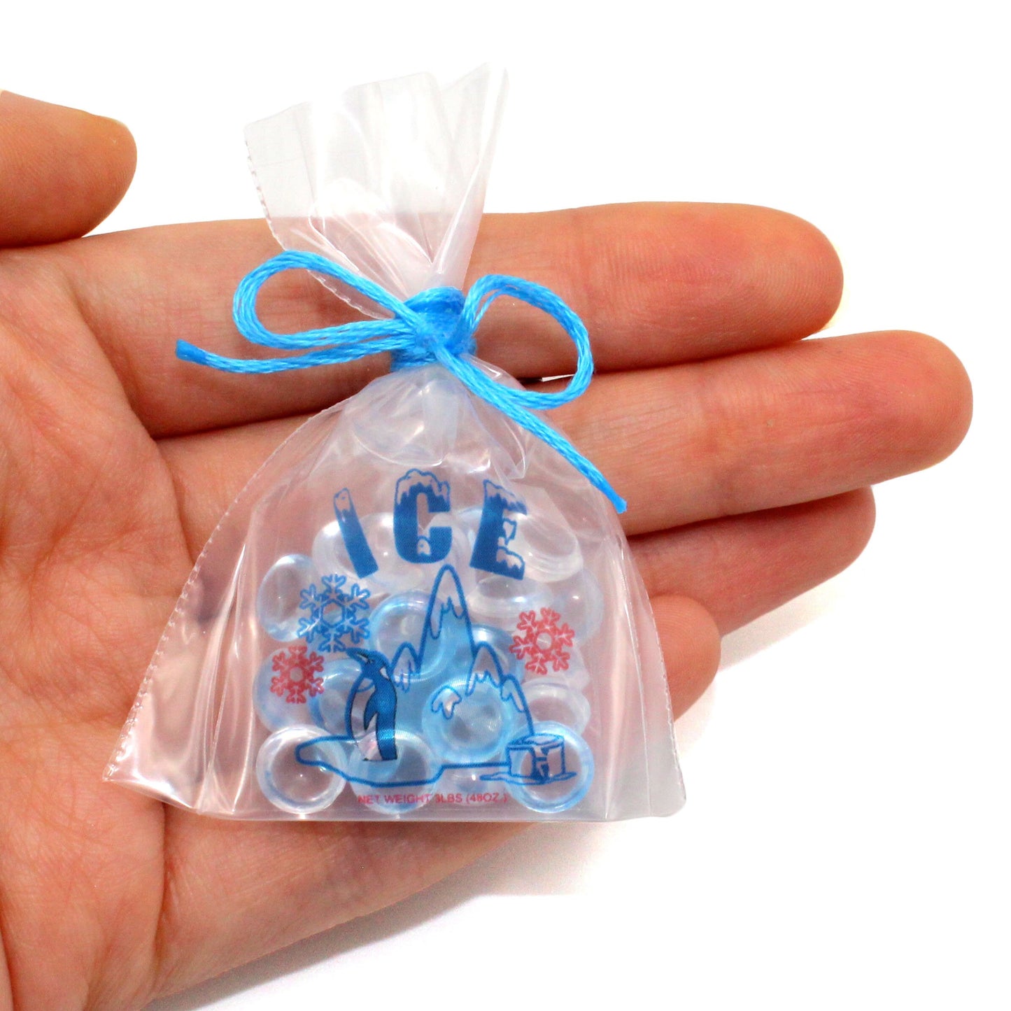 Penguin Ice Bag Heart Key Chain or Bag Charm - Fatally Feminine Designs