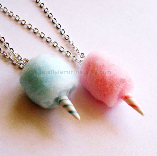 Carnival Cotton Candy Necklace