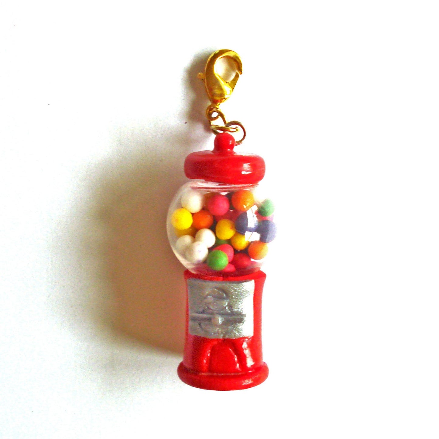 Classic Rainbow Gumball Machine Charm