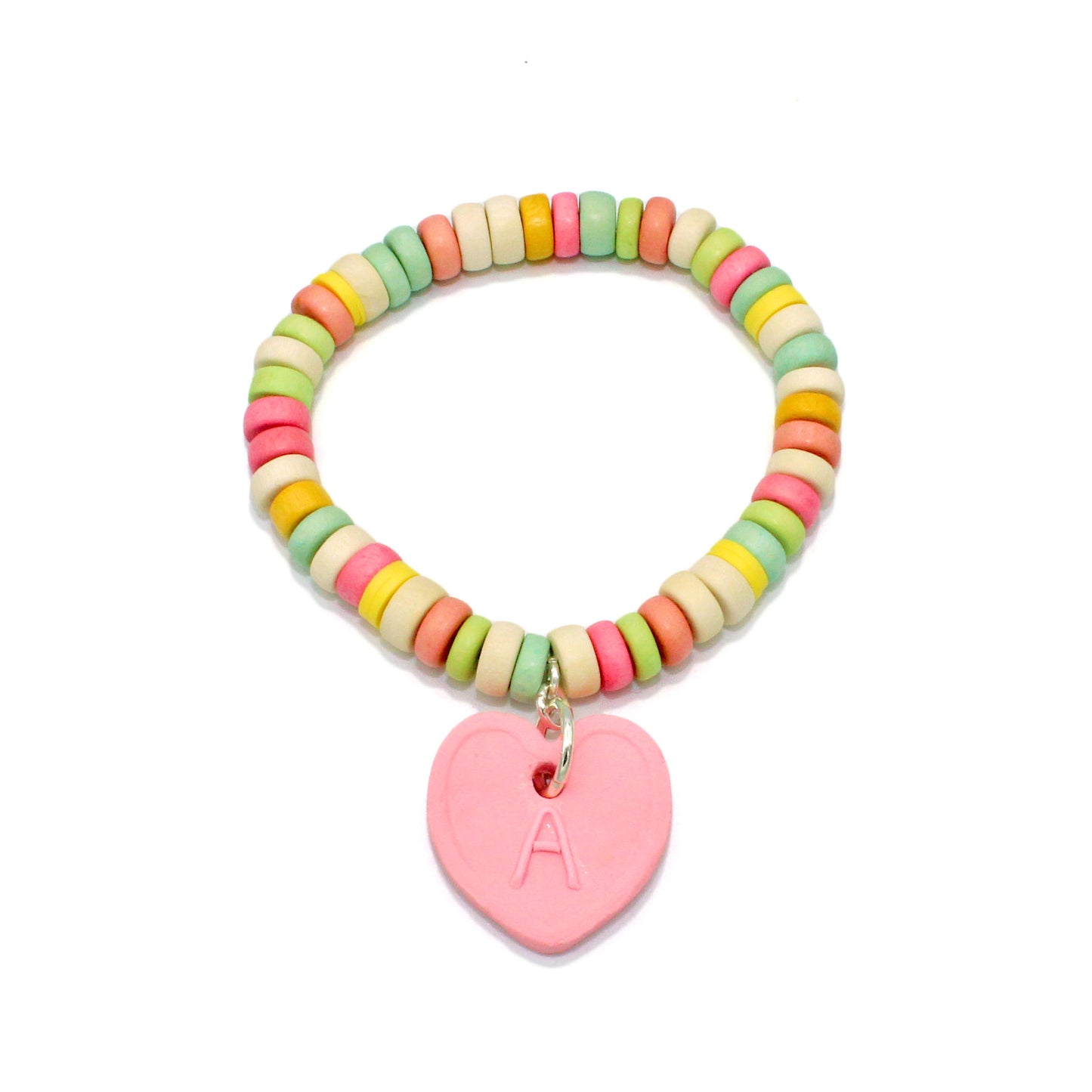 Custom Initial Faux Candy Bracelet - Fatally Feminine Designs