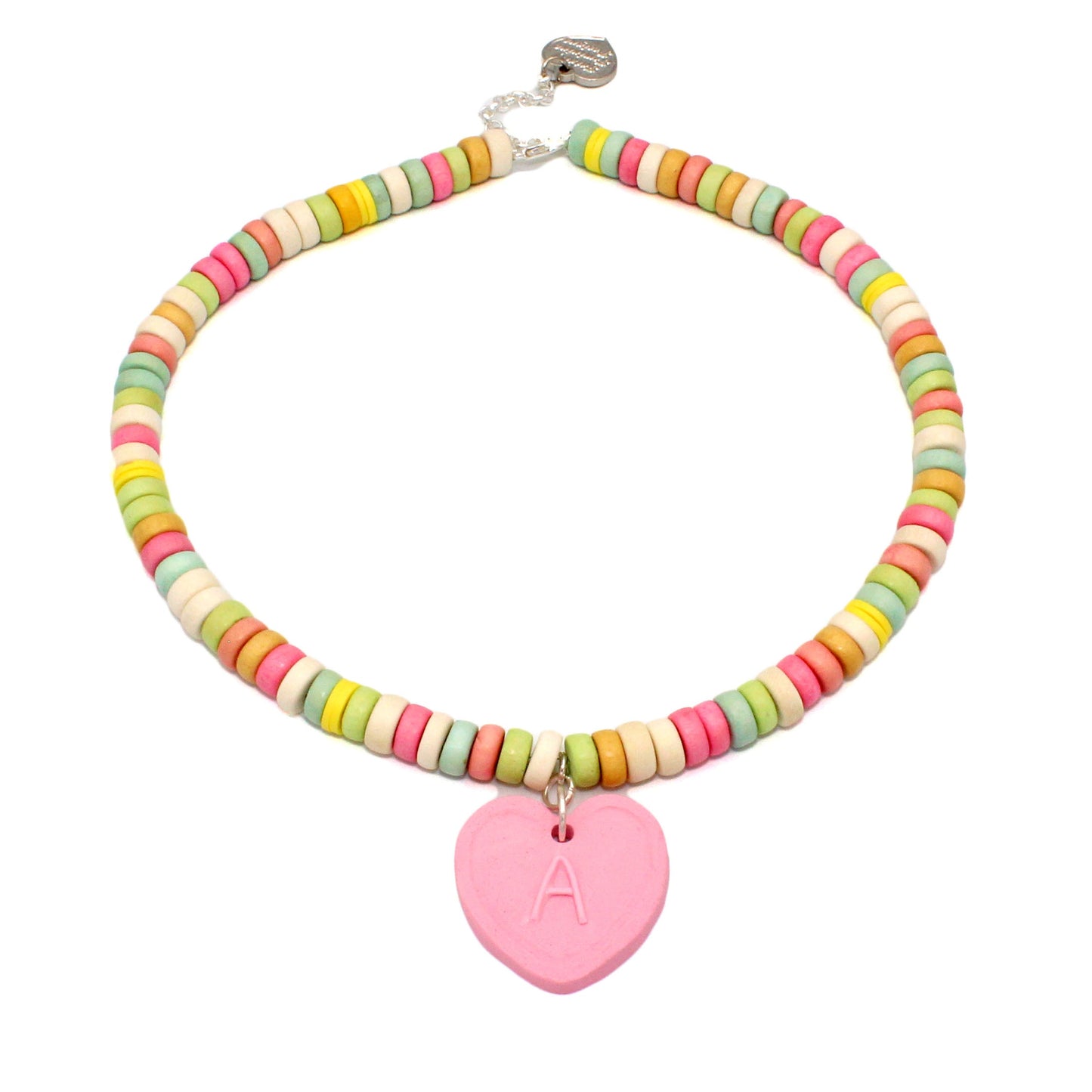 Custom Initial Faux Candy Necklace & Bracelet SET  - Fatally Feminine Designs