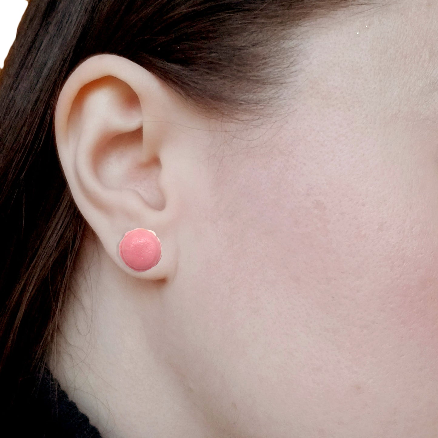 French Macaron Stud Earrings