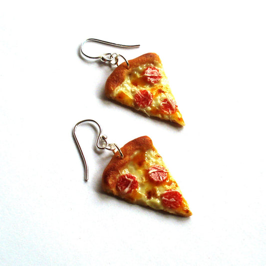 Pepperoni Pizza Earrings