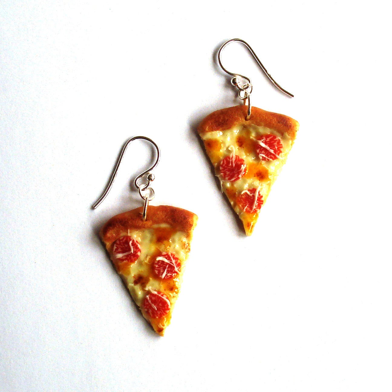 Pepperoni Pizza Earrings