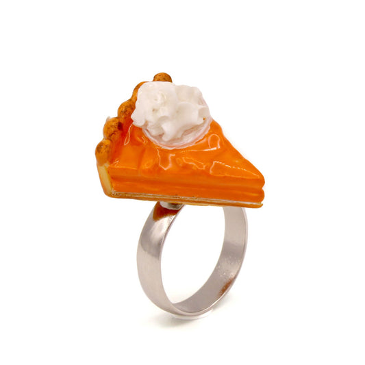 Autumn Statement Ring Pumpkin Pie Adjustable Size Fatally Feminine Designs