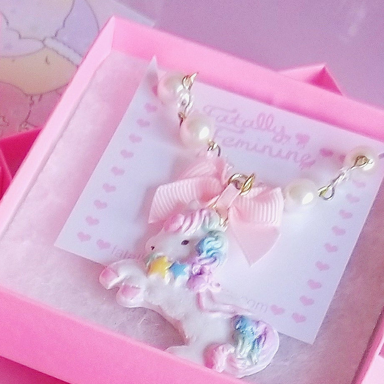 Unicorn Bon Bon Collection: Handcrafted Pastel Rainbow Jewelry