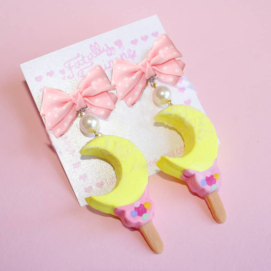 Moon Wand Ice Cream Bar Earrings